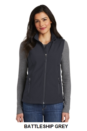 Port Authority Ladies Core Soft Shell Vest.  PORT A.  L325